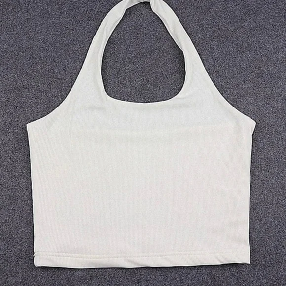 Rib Knit Halter Top - Picture 5 of 7